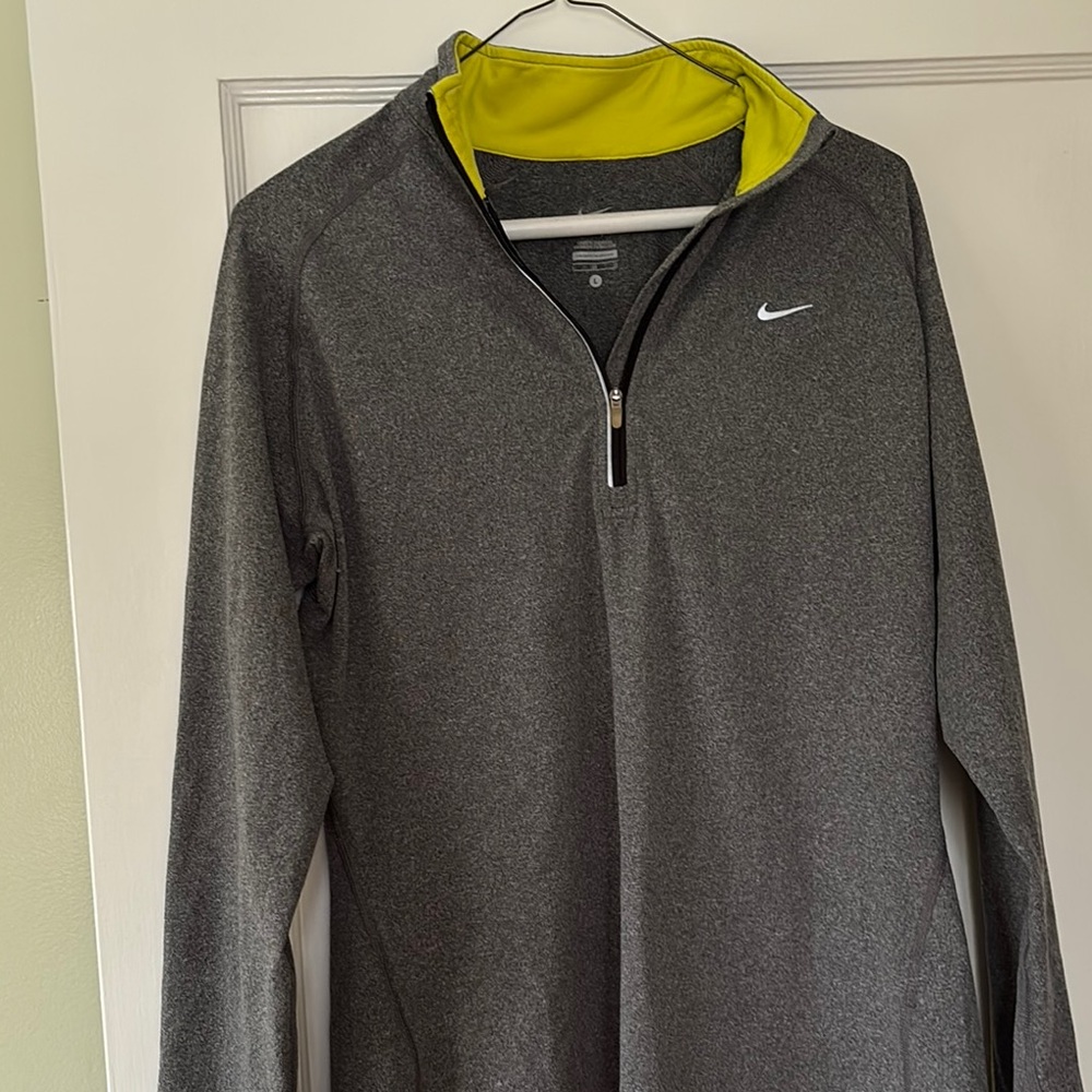 Nike Gray and Yellow Women's Jacket